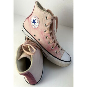 Chuck Taylor All Starr Discolored Pink CTAS HI Top Fashion M6 W8